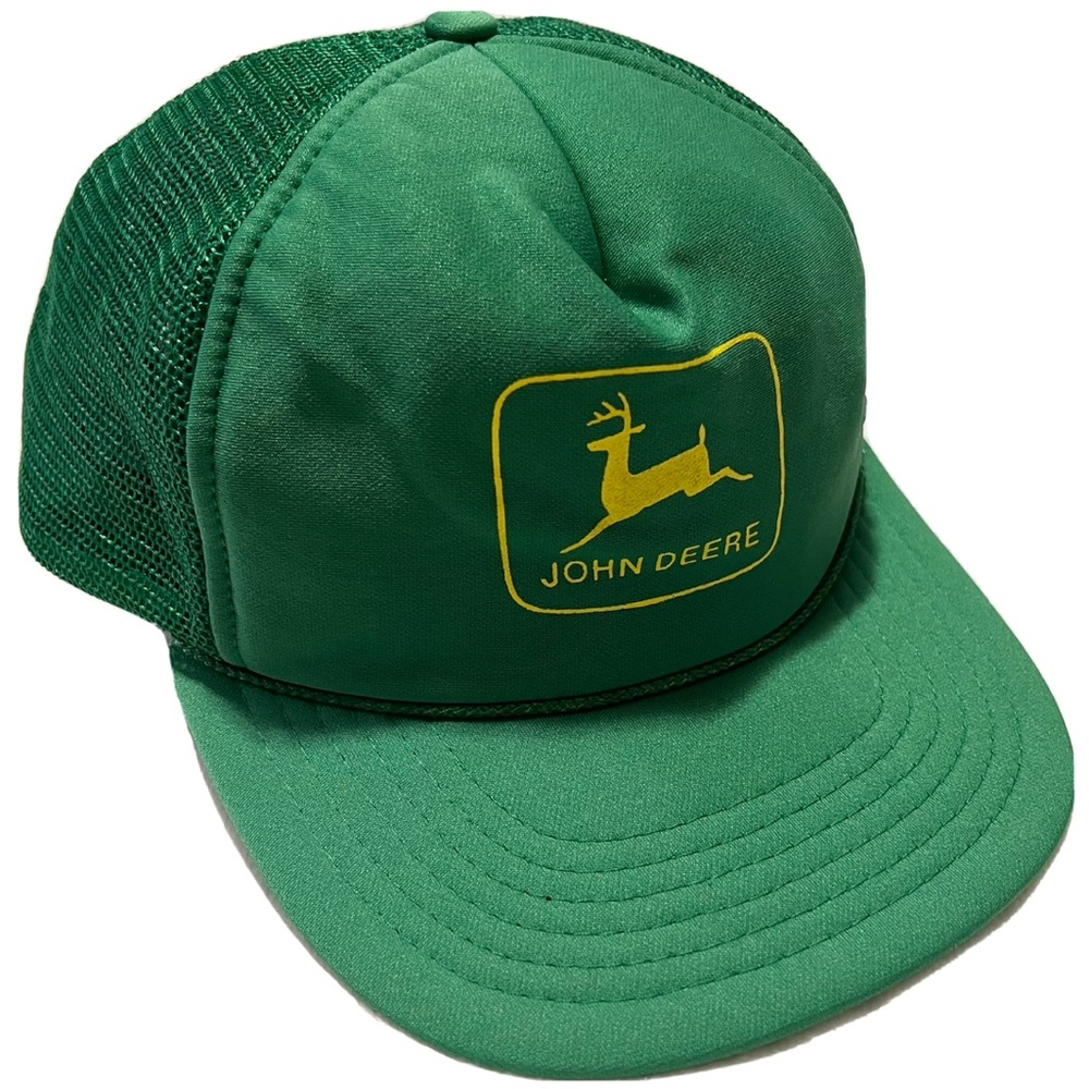 John Deere swingster vintage hat snap back green 90s farmer foam trucker - Picture 1 of 9